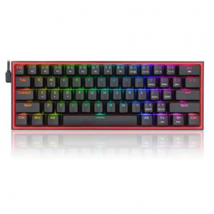 Redragon Fizz Pro Brown Switch vezetékes/vezeték nélküli billentyűzet fekete (K616-RGB_BROWN_HU)