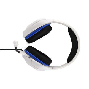 The G-Lab KORP COBALT W gaming headset feh&eacute;r
