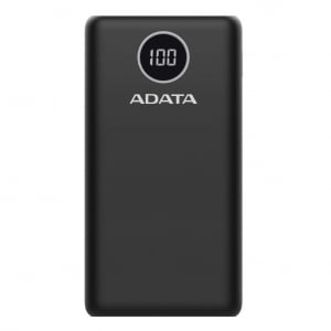 ADATA P20000QCD Power Bank 20000mAh fekete (AP20000QCD-DGT-CBK)