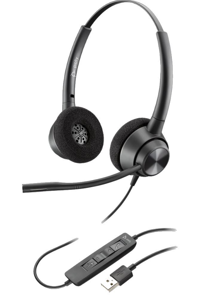 Poly EncorePro 320 USB-A sztereó headset (214570-01)