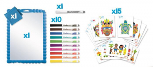 Maped Creativ "Artist Board" kreatív készségfejlesztő tábla kalandos világ (IMAC907101)