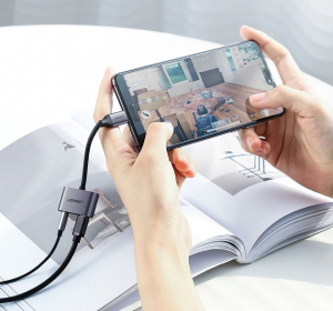 UGREEN USB-C csatlakozós USB-C + jack 3,5mm adapter szürke (50596)