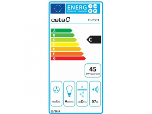 Cata TF-2003/60 páraelszívó inox (02017305sz)