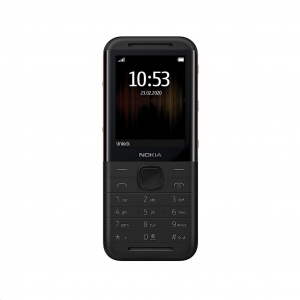 Nokia 5310 Dual-Sim mobiltelefon fekete-piros (16PISX01A01)