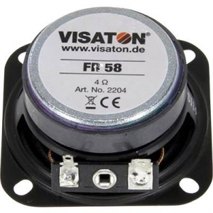 Visaton FR 58 / 4 OHM 2.3 coll 5.8 cm Szélessávú hangszóró 10 W 4 ?