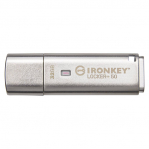 Pen Drive 32GB Kingston Ironkey Locker+ 50 USB 3.2 ezüst (IKLP50/32GB)