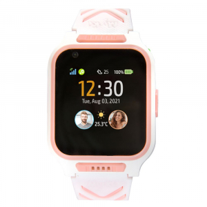 MyKi 4 (4G) gyermek okosóra rózsaszín-fehér (MYKI-WATCH4-4G-P)