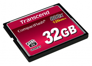 32GB Compact Flash memóriakártya Transcend 800x (TS32GCF800)
