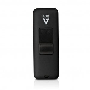 Pen Drive 4GB USB 2.0 V7 fekete (VF24GAR-3E)