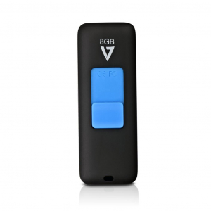 Pen Drive 8GB USB 3.0 V7 fekete-kék (VF38GAR-3E)