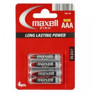 Maxell Cink AAA ceruza elem (4db / csomag)  (R-03)