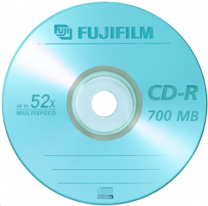 Fuji 80'/700MB 52x CD-R írható CD lemez papír tok