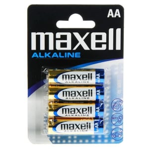 Maxell 1.5V Alkáli AA ceruza elem (4db / csomag)  (LR6)