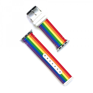Cellect Apple watch 38/40/41mm sz&ouml;vet &oacute;rasz&iacute;j sziv&aacute;rv&aacute;ny (CEL-STRAP-RAINBOW2)