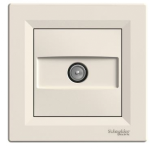 Schneider EPH3200123 ASFORA végzáró/1 dB TV aljzat bézs