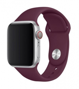 FIXED Apple Watch 38mm/40mm/41mm szilikon szíj szett burgundi piros (FIXSST-436-WIRD)