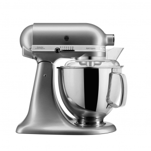 KitchenAid Artisan robotgép 4,8 literes és 3 literes tállal ezüstszínű (5KSM175PSECU)