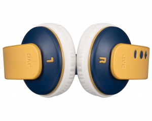 JVC HA-KD10W-YE Bluetooth gyermek fejhallgat&oacute; s&aacute;rga-k&eacute;k