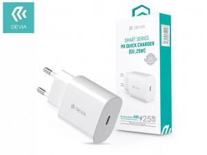 Devia h&aacute;l&oacute;zati t&ouml;ltő adapter Type-C 25W - Devia Smart Series PD3.0 Quick Charger (ST354908)