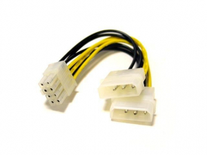 Kolink 8tűs VGA tápkábel adapter (KKTP0408)