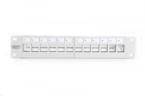 Digitus DN-91419 moduláris patch panel 12 port 1U 10"