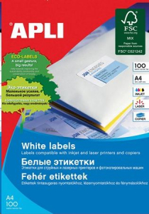 APLI 105x148 mm univerzális etikett, 100 darab (LCA10827)