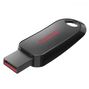 Pen Drive 128GB USB 2.0 SanDisk Cruzer Snap fekete-piros (SDCZ62-128G-G35)