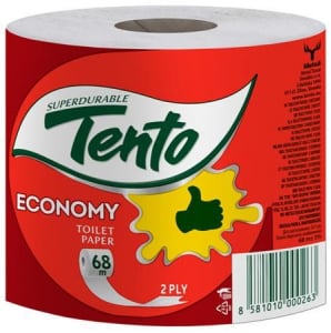 Tento Economy toalettpapír 2 rétegű 36 tekercses natúr (213959)