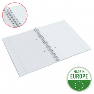 Esselte Colour'Breeze spir&aacute;lf&uuml;zet vonalas, A5, z&ouml;ld (628472)