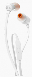 JBL T110 In-Ear fülhallgató fehér (T110WHT)