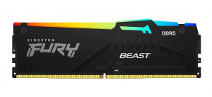 32GB 5600MHz DDR5 RAM Kingston Fury Beast RGB CL40 (2x16GB) (KF556C40BBAK2-32)