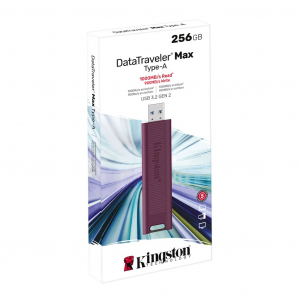 Pen Drive 256GB Kingston DataTraveler Max USB-A USB 3.2 Gen 2 (DTMAXA/256GB)