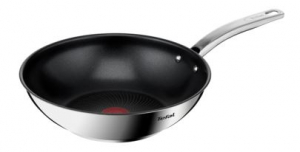 Tefal B8171944 Intuition rozsdamentes acél wok serpenyő 28cm