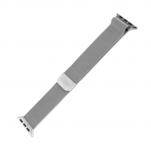 FIXED Apple Watch 38/40mm szíj rozsdamentes hálóval ezüst (FIXMEST-436-SL)