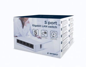 Gembird 5-port Gigabit LAN Switch (NSW-G5-01)
