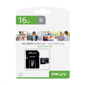 16GB microSDHC PNY Performance Plus CL10 + adapter (P-SDU16G10PPL-GE)