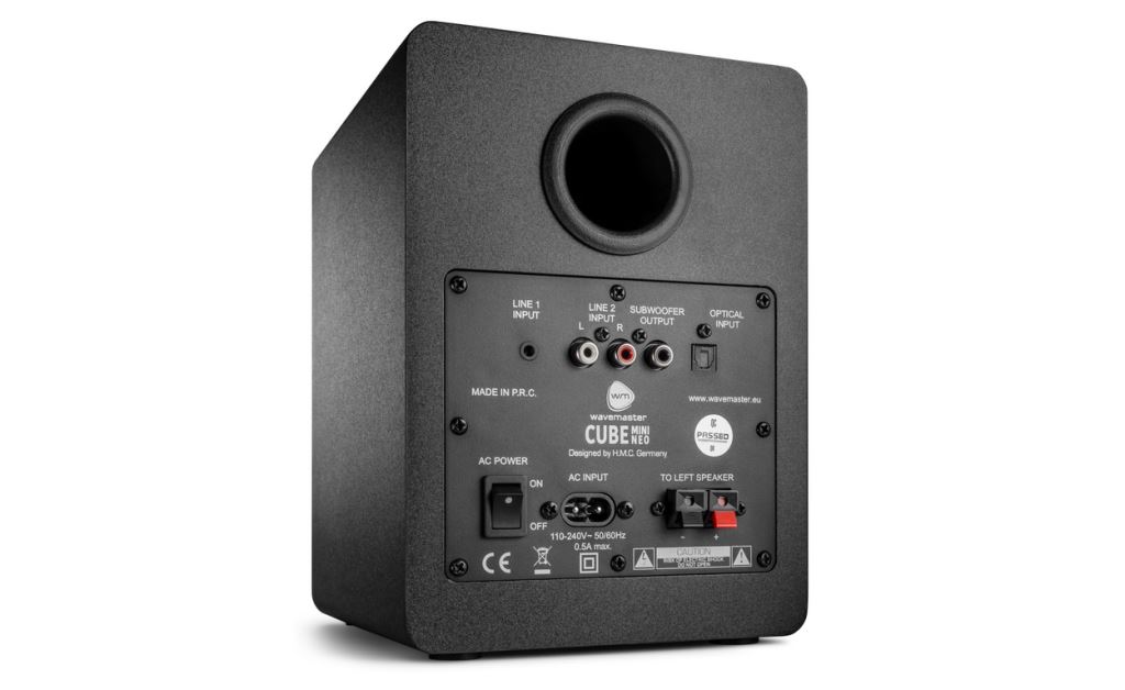 WaveMaster CUBE MINI NEO aktív hangszórópár fekete (66370)