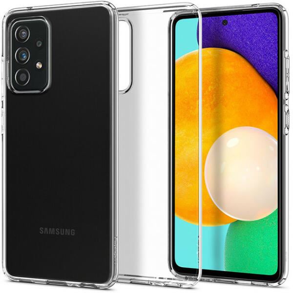 Spigen Samsung A525F Galaxy A52/A526B Galaxy A52 5G ütésálló hátlap - Liquid Crystal - átlátszó (SP0105)