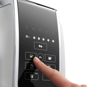 DeLonghi Dinamica ECAM350.50.SB automata kávéfőző ezüst-fekete (0132215433)