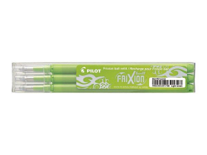 Pilot FriXion Ball 3 darabos betétszett közepes heggyel világoszöld (BLS-FR-7-LG-S3)