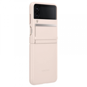 Samsung Galaxy Z Flip4 kihajtható bőrtok rózsaszín (EF-VF721LPEGWW)