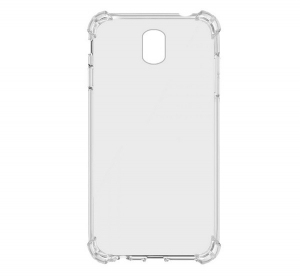 Szilikon telefonvédő (közepesen ütésálló, légpárnás sarok) ÁTLÁTSZÓ [Samsung Galaxy J3 (2017) SM-J330 EU]