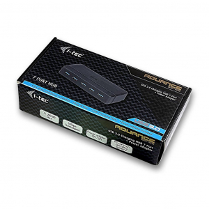 i-tec Advance Charging USB 3.0 Hub 7 port + tápegységl fekete (U3HUB742)