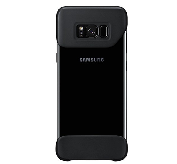 SAMSUNG műanyag telefonvédő (2 részes) FEKETE [Samsung Galaxy S8 Plus (SM-G955)]