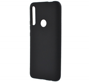 Szilikon telefonv&eacute;dő (matt) FEKETE [Huawei P Smart Z (Y9 Prime 2019)]