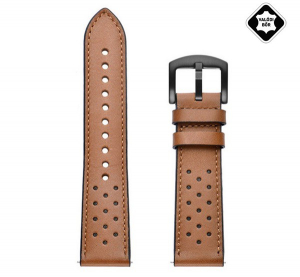 P&oacute;tsz&iacute;j (univerz&aacute;lis, 22 mm, val&oacute;di bőr, l&eacute;g&aacute;teresztő) VIL&Aacute;GOSBARNA [Honor Watch GS 3]