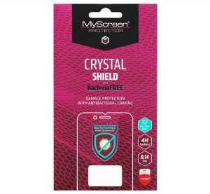 MYSCREEN CRYSTAL BacteriaFREE képernyővédő fólia (antibakteriális, 4H, NEM íves) ÁTLÁTSZÓ [Huawei P10 Lite]