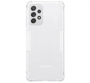 NILLKIN NATURE szilikon telefonvédő (közepesen ütésálló, légpárnás sarok, 0.6 mm, ultravékony) ÁTLÁTSZÓ [Samsung Galaxy A72 5G (SM-A726F)]