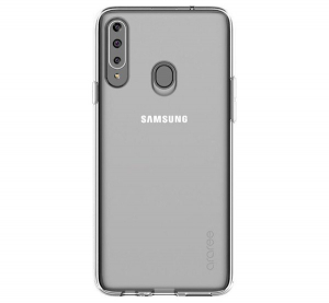 Designed for SAMSUNG szilikon telefonvédő (közepesen ütésálló, légpárnás sarok) ÁTLÁTSZÓ [Samsung Galaxy A20s (SM-A207F)]