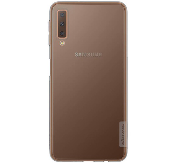 NILLKIN NATURE szilikon telefonvédő (0.6 mm, ultravékony) SZÜRKE [Samsung Galaxy A7 (2018) SM-A750F]